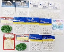 Darice-Creative Craft-CCA-Fibre Craft Mixed LOT of Pearls Several Sizes  Shapes