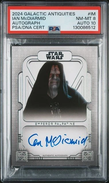 Topps Emperor Palpatine Star Wars Collectable Trading Cards for