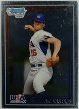 2010 Bowman Chrome 18u USA Team A.J. Vanegas Rookie #USA18-BC18 RC