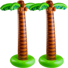 Inflatable Palm Tree, Pack of 2-66-Inch Giant Tropical Inflatable Trees - Hawaii
