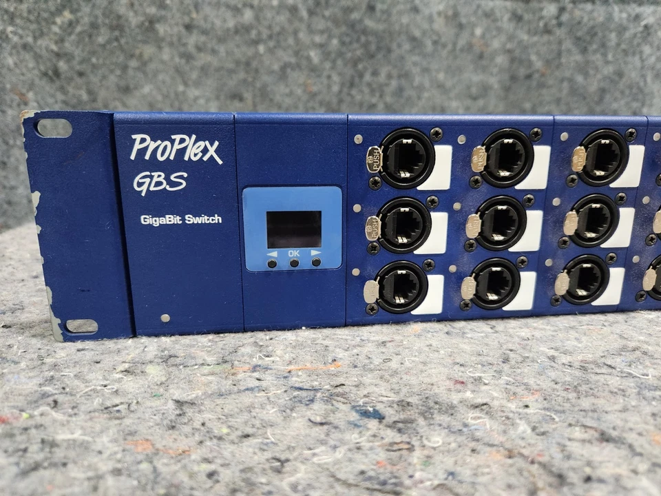 ProPlex GBS 28-Port EtherCON Dual Fiber OpticalCON QUAD Gigabit Tour Rack Switch - Image 4 of 4
