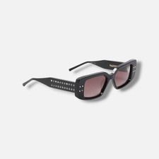 Valentino Garavani VLS-108A Women's Black Sunglasses 53-17-145