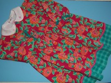 Gymboree VTG girls "WINTER BOUQUET" LARGE...DRESS...RAINBOW TAG...WINTER 1996