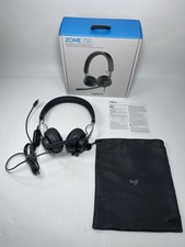 Logitech Zone 750 Wired Noise Canceling Over-Ear Headset Black