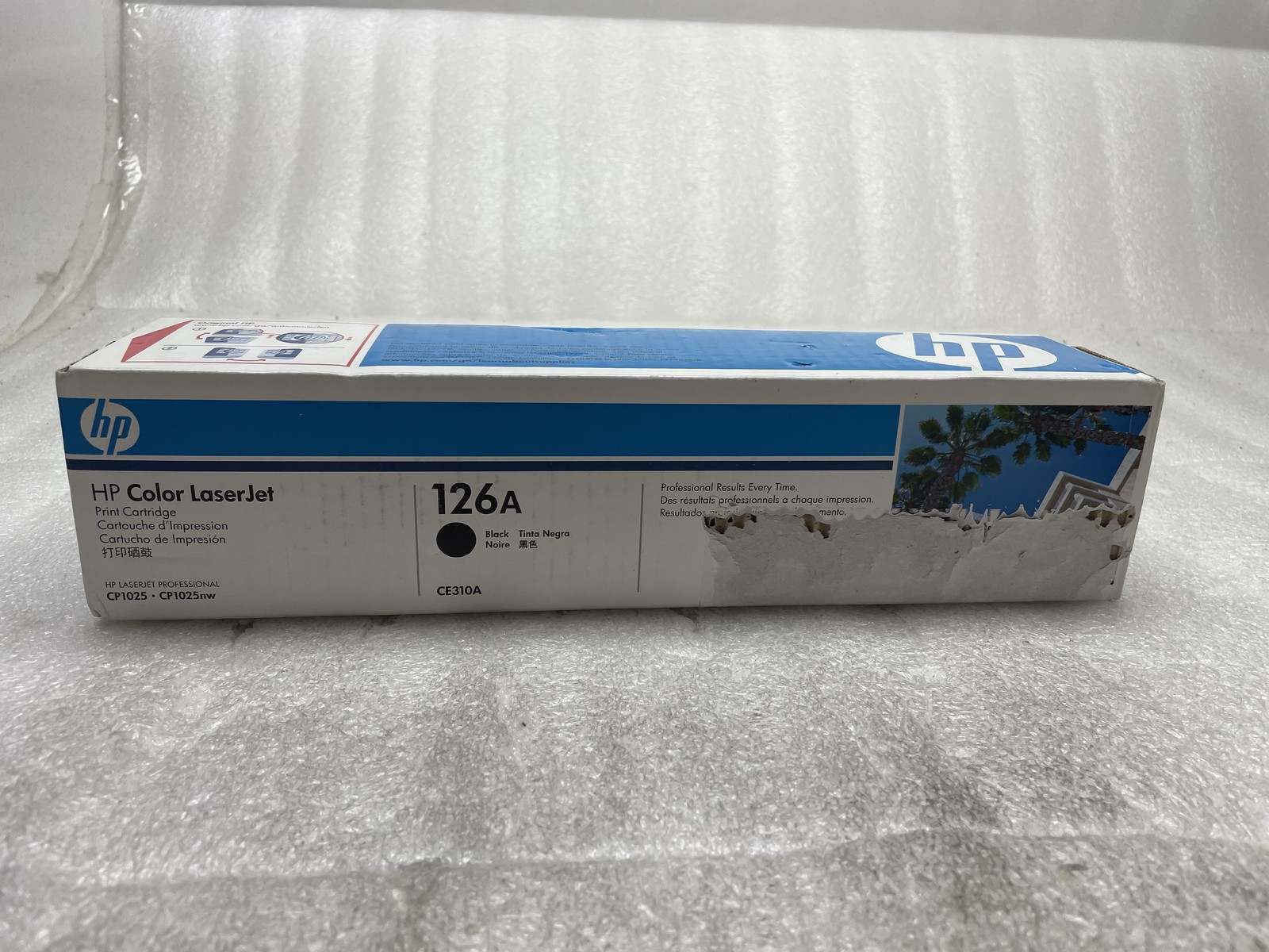 Genuine OEM Sealed HP 126A (CE310A) LaserJet Black Toner Cartridge