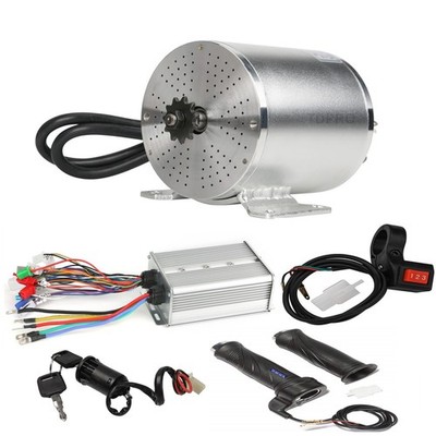 60V 2500W Brushless Motor kit Controller for Scooter Go Kart ATV Quad Razor Cart