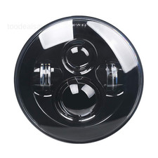 7 Inch Classic 4-projector Led Motorcycle 7 Inch 4 Lamp Beads Black