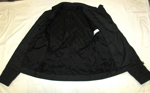 VERSACE COLLECTION MEN'S QUILTED BLACK MOTO JACKET image 12