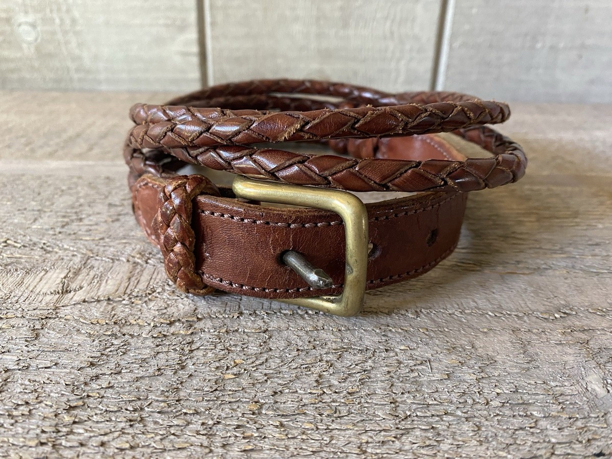 Ralph Lauren Vintage Braided Belt Vintage Polo Ralph Lauren Braided Leather Belt – Very Breezy main image 3
