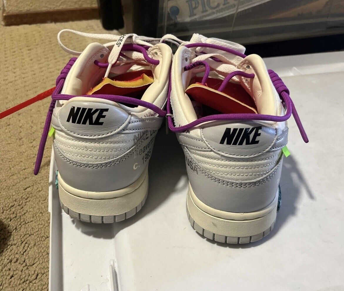 Nike Off-White Dunk Low 'Lot 45 of 50' Sneaker Off White Nike Off-White Dunk Low 'Lot 45 of 50' Sneaker Off White