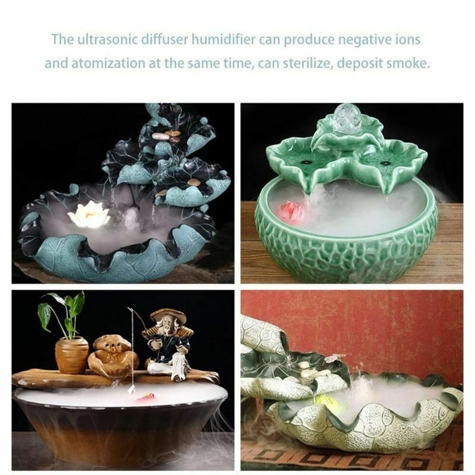 Ultrasonic Mist Maker Fogger Water Fountain Pond Atomizer Air Humidifier NO LED - Image 2 of 4