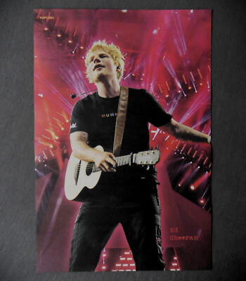 ED SHEERAN - A3 Poster - britischer Singer-Songwriter #