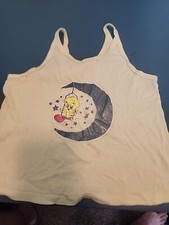 Looney Tunes Tank Top Tweety Bird Little Girls Vintage 90's Youth Large Yellow