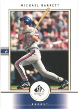 2000 SP Authentic - #64 Michael Barrett Montreal Expos