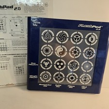 FlashPad Touch N Go 2.0 White Pad 5 Games 2 Players by Toy Element T31786 Blue