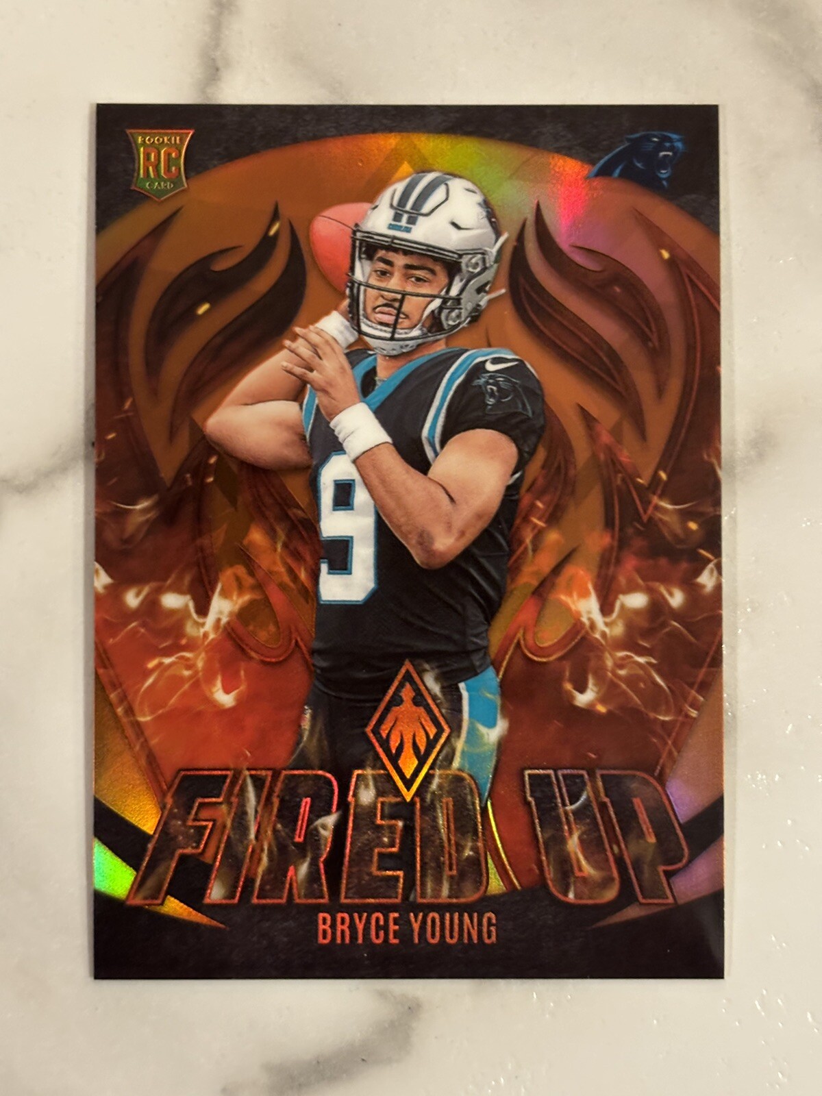 2023 Panini Phoenix Bryce Young Orange Fired Up Prizm RC /75, Rare Find 🏈🏈