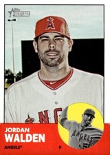 2012 Topps Heritage #49 Jordan Walden Los Angeles Angels