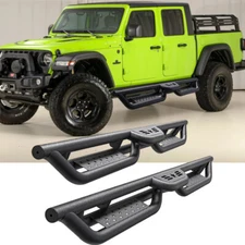 6" Running Boards for 2020-2025 Jeep Gladiator JT 4 Door Drop Side Step Nerf Bar