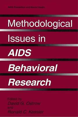 Methodological Issues in AIDS Behavioral Research (Aids Prevention and Mental H