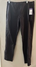 NWT Women  s Investments The Park Ave Fit Slim Leg Brown Stretch Pants Size M