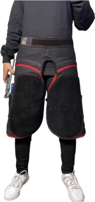 Leather Farrier Apron Chaps–2 Knife Pockets, Nail Magnets, Hammer  Loops, 23