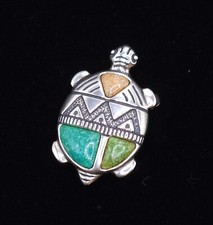 vintage-carolyn-pollack-sterling-turtle-turquoise-inlay-pendant-brooch-pin
