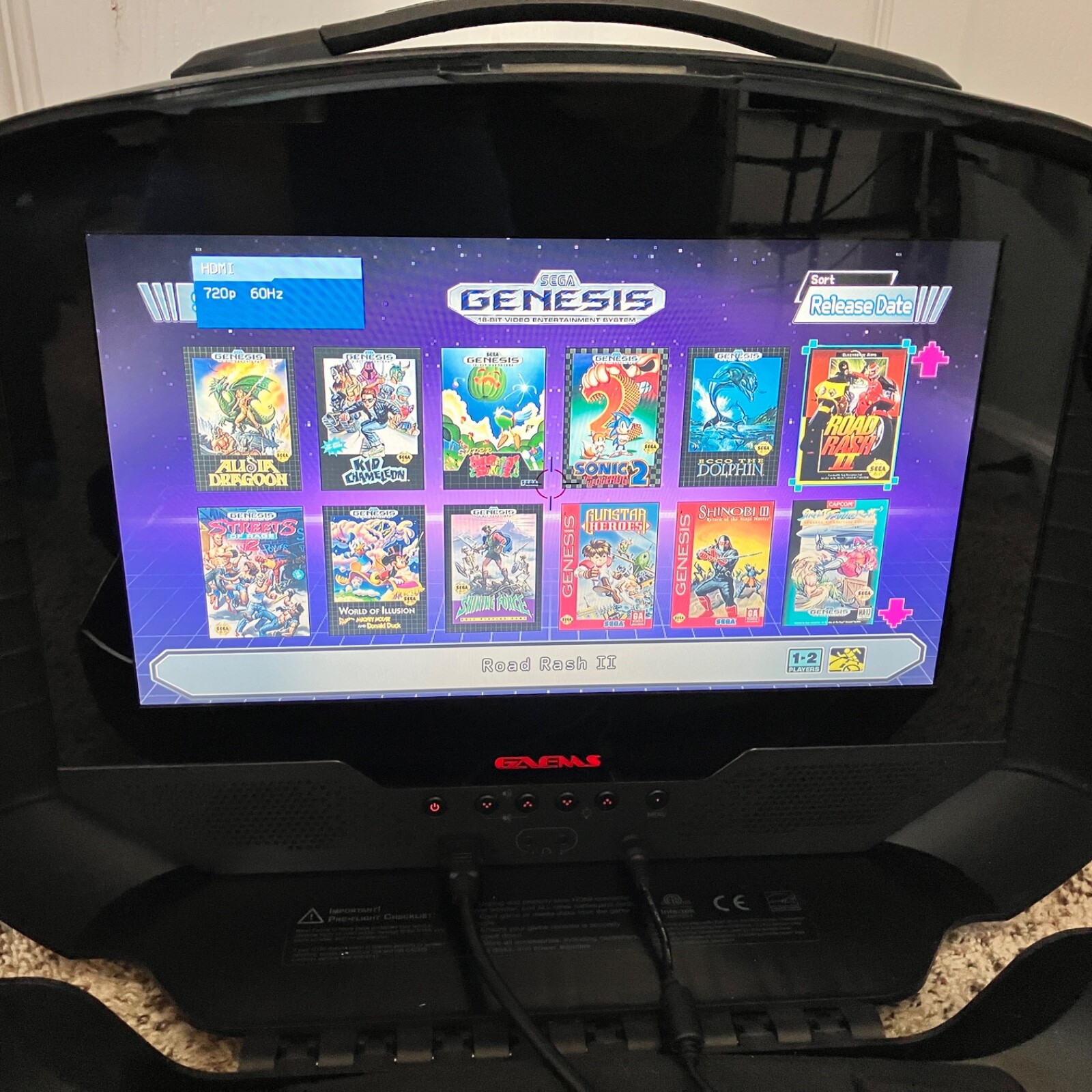 Gaems G155 15.5" Sentry Personal Gaming Monitor Xbox 360 WORKS