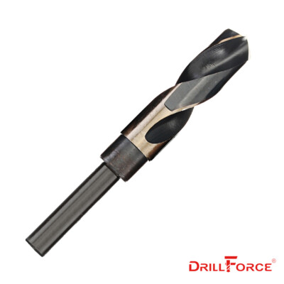 Drillforce 15/16'' S&D Silver Deming HSS Cobalt M35 1/2'' Reduced Shank Drill Bit
