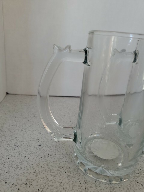 glass sports mugs with handles 16 oz