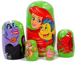 mermaid nesting dolls