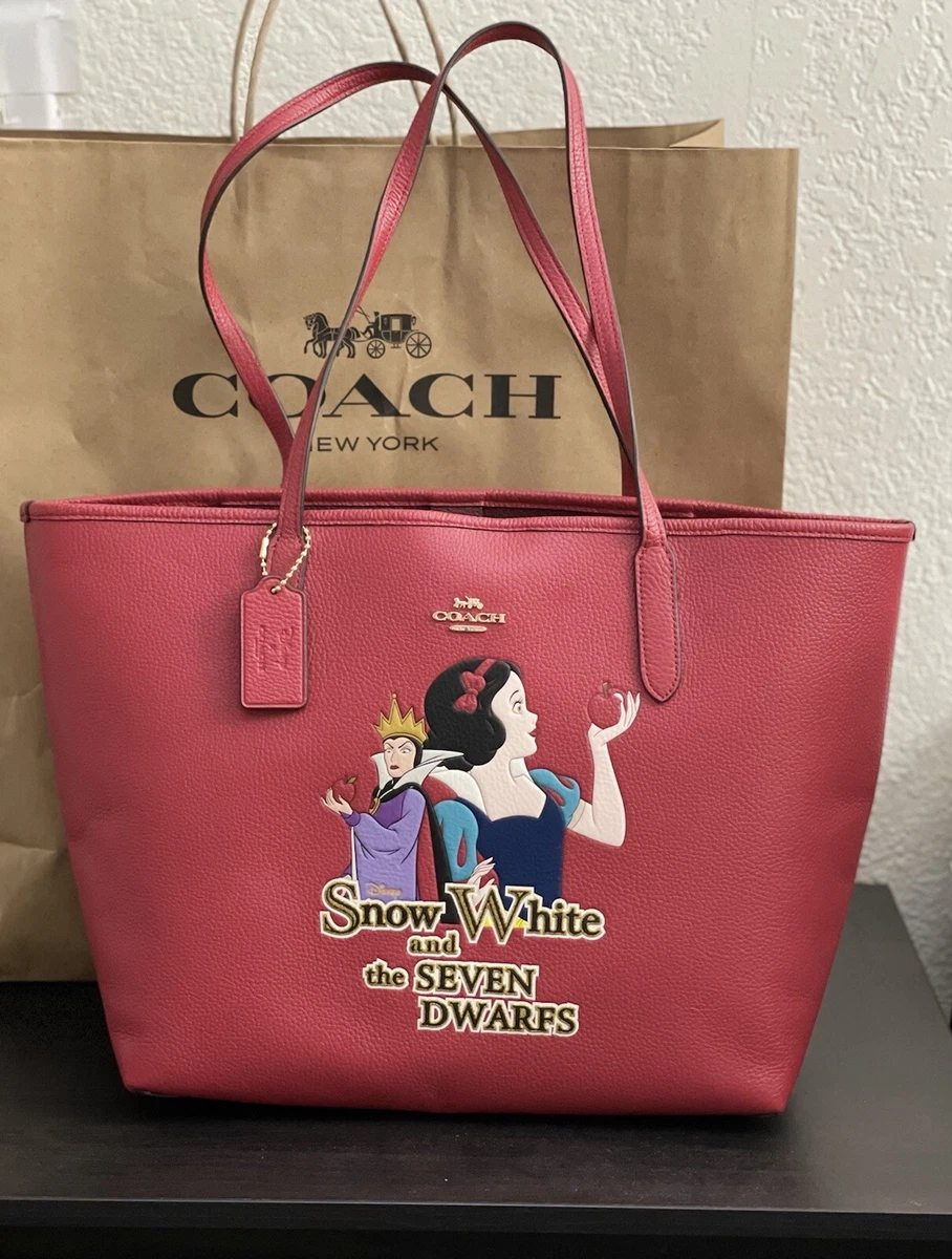 COACH®  Disney X Coach City Tote With Signature Canvas Interior