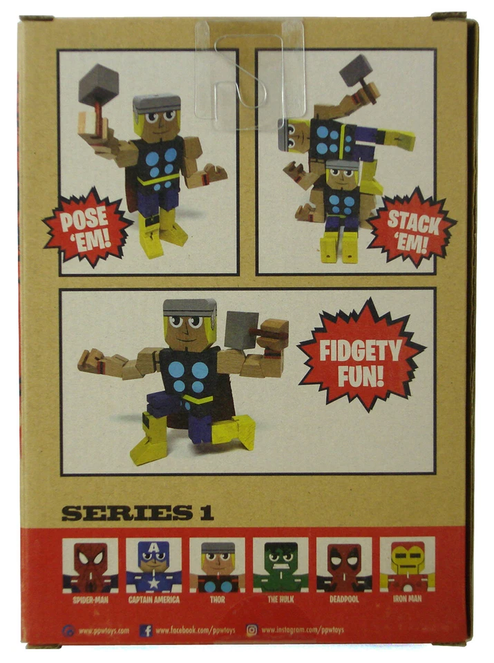 Figura de 8 pulgadas The Mighty Thor Wood Warriors serie 1 Marvel Comics Avengers nueva Foto 2 de 3