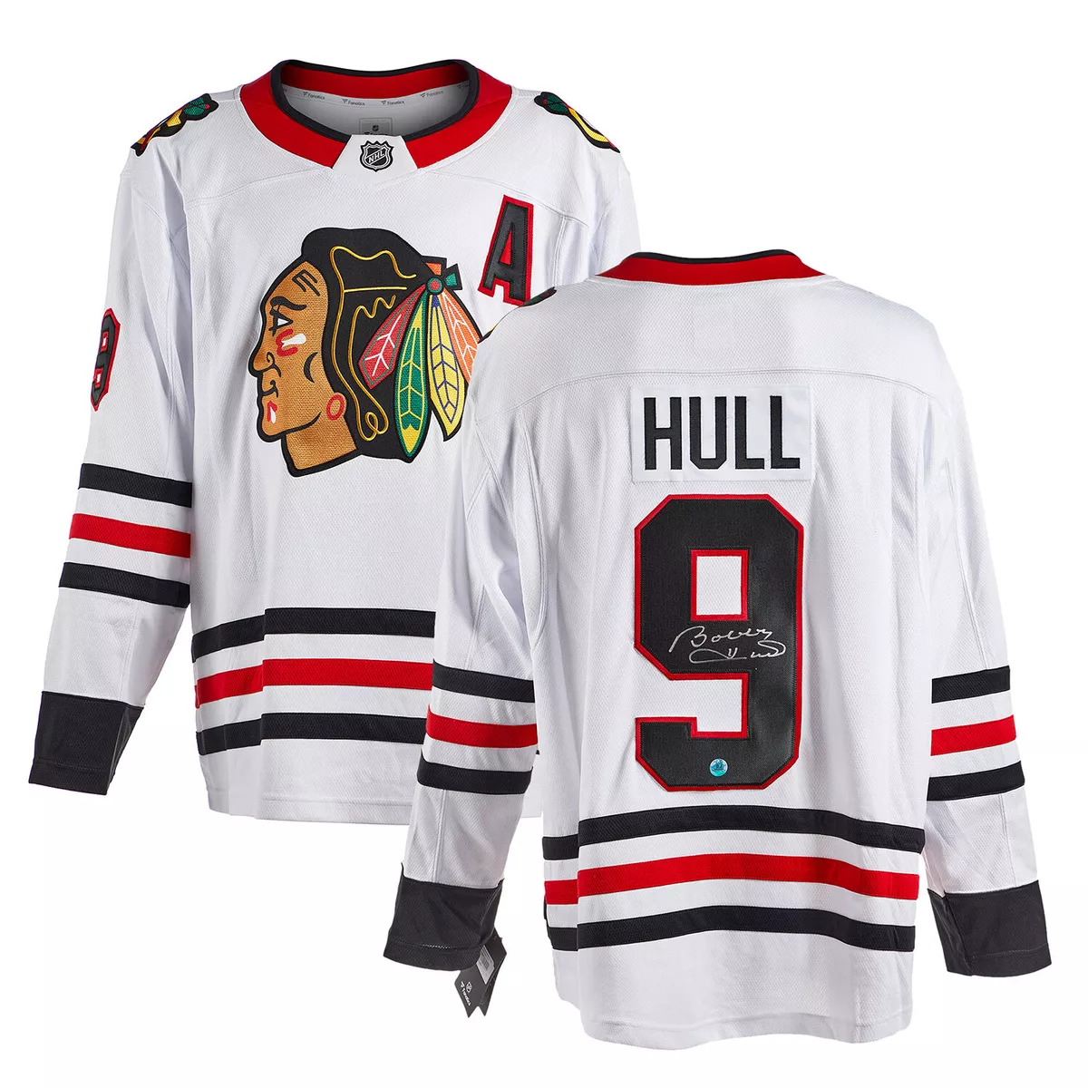 Bobby Hull Chicago Blackhawks Signed White Fanatics Jersey