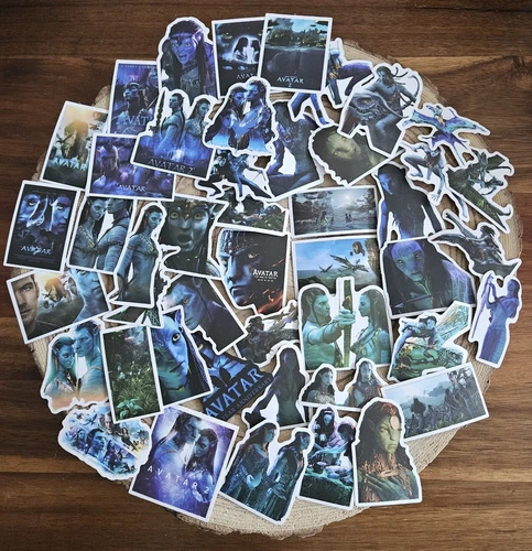 🍀 50 Avatar Aufkleber Sticker für z.B. Laptop Handy Skateboard Var. A