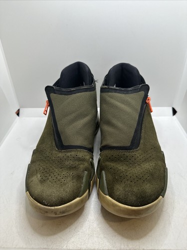 Nike Air Jordan Jumpman Z Men Olive Green Suede Sneakers AQ9119-300 Sz 8.5 - Picture 2 of 14