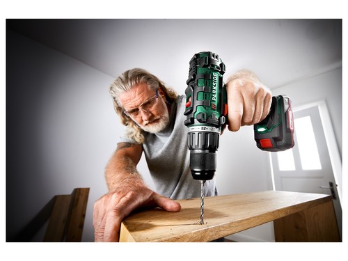 PARKSIDE® Perceuse-visseuse sans fil avec accessoires PABS 20-Li G8, 20 V - Foto 2 di 9