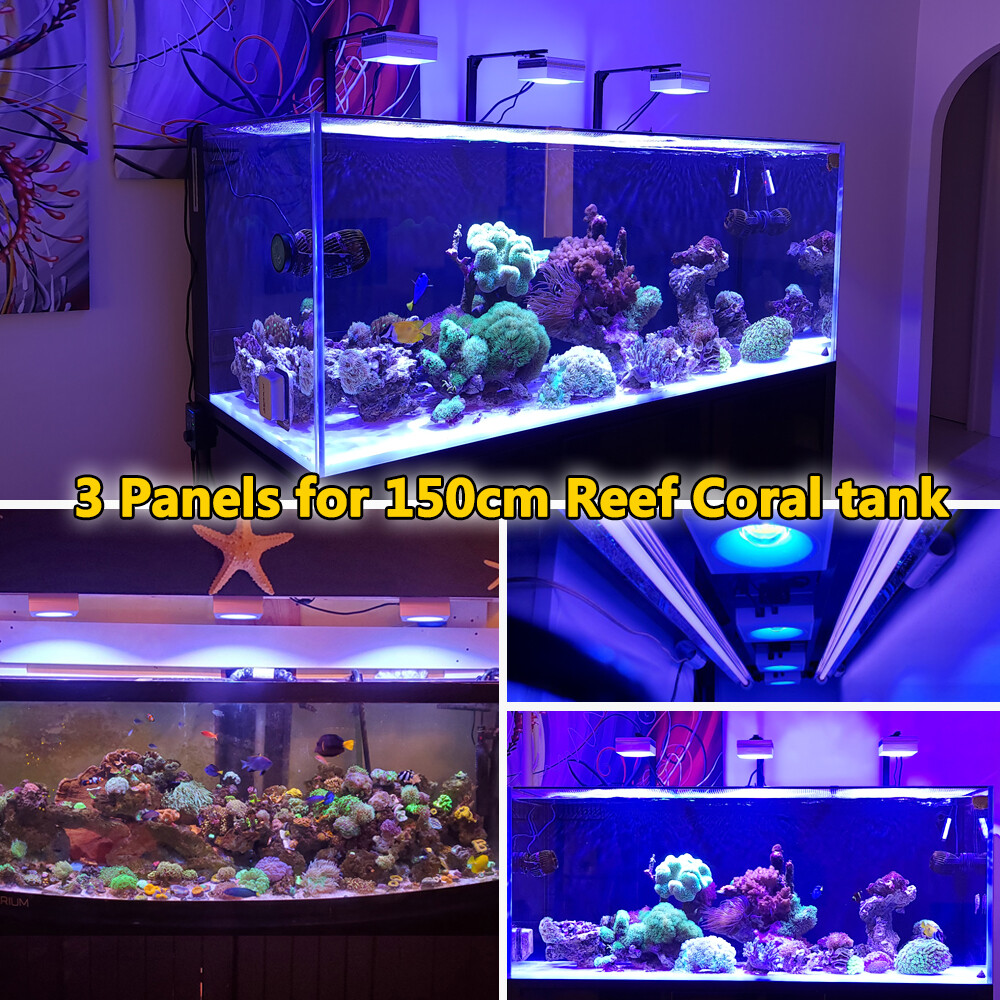 RS90 led aquarium beleuchtung Lampe für 150cm meerwasser aquarium SPS