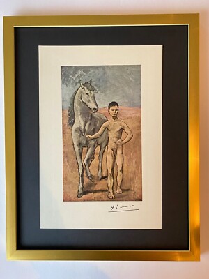 PABLO PICASSO+ ORIGINAL 1954 + SIGNED + Collector Piece Framed