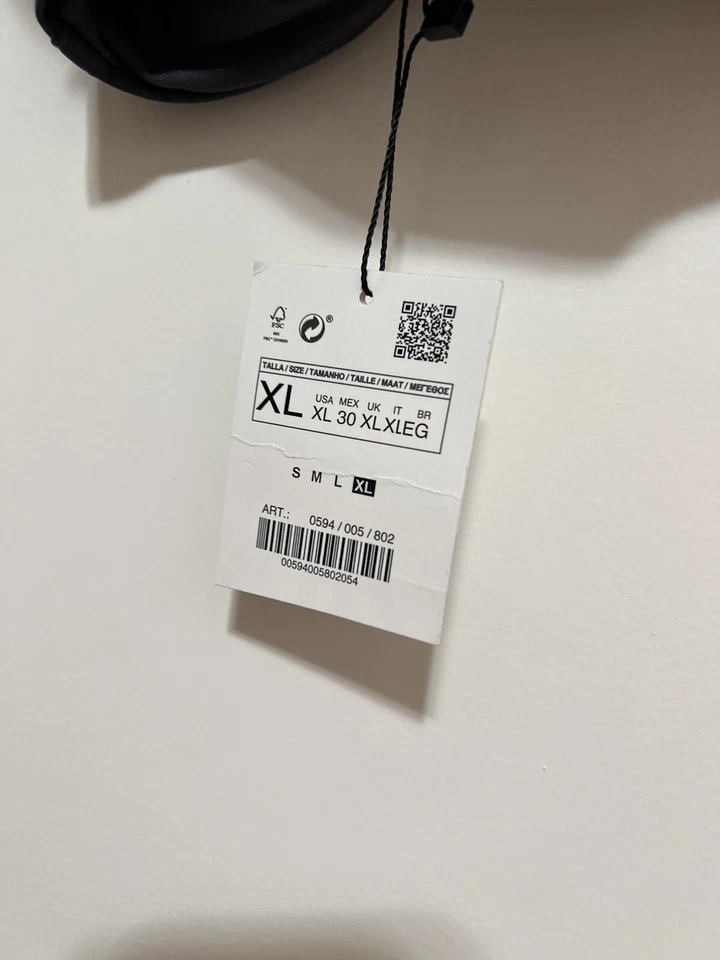 Top de baño de bikini con volantes para mujer ZARA GRIS talla XL NUEVO CON ETIQUETAS Foto 4 de 4