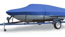 300 Denier Blue Mooring Boat Cover for Fish and Ski Boats O/B up to 20' x 92"