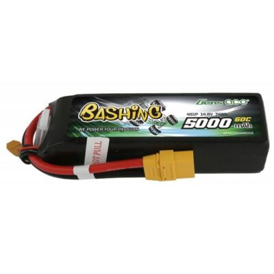 Gens Ace LiPo-Akku 4S 14,8V 5000mAh 60C 4S1P XT90 Stecker Bashing Series XT-90
