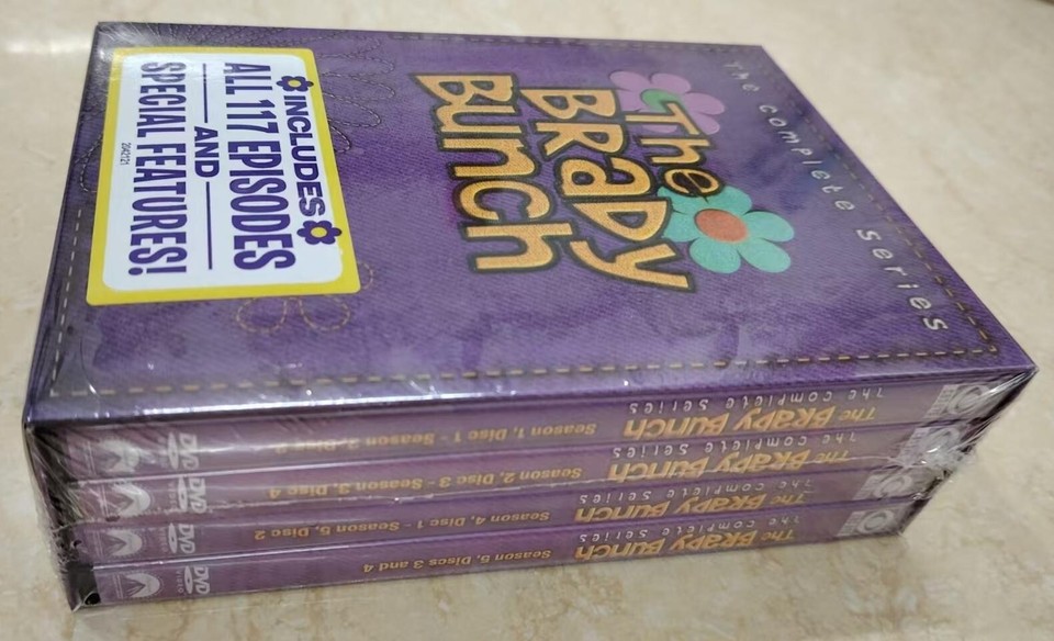 The Brady Bunch Complete TV Series (DVD, 20-Disc Set, Seasons 1-5) New ...
