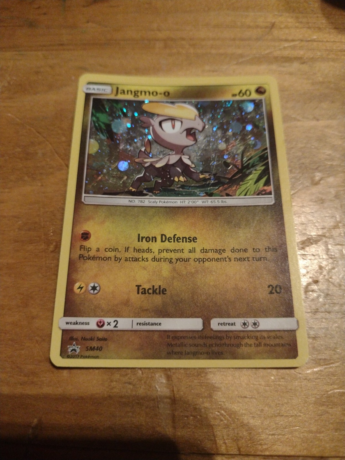Promo Jangmo-o Pokemon Card