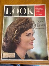 Vintage Look Magazine January 28, 1964 Jacqueline Kennedy Cover