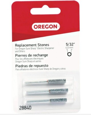 Oregon 28840 5/32 '' Chainsaw Replacement Sharpening Stone bits 1/8'' shank 12V 