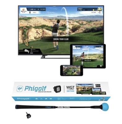 Phigolf Mobile and Home Smart Golf Game Simulator WGT