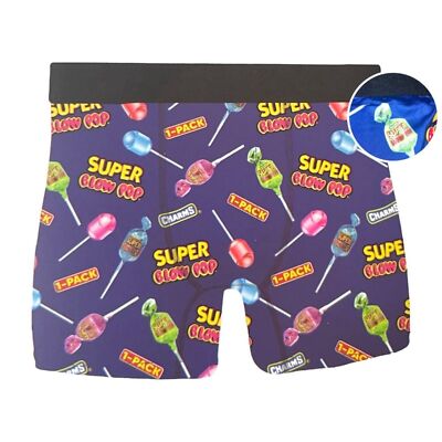 Charms Super Blow Pop Lollipops Men's Boxer briefs size medium 32-34 Candy Gum