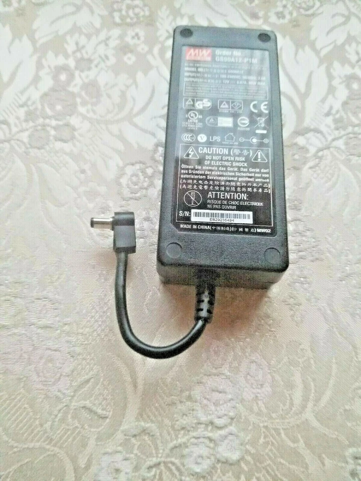 Mean Well GS90A12-P1M /12VDC / 6.67A/ 80W 100-240VAC connector 5.5mm / 2.1mm - Image 4 of 4