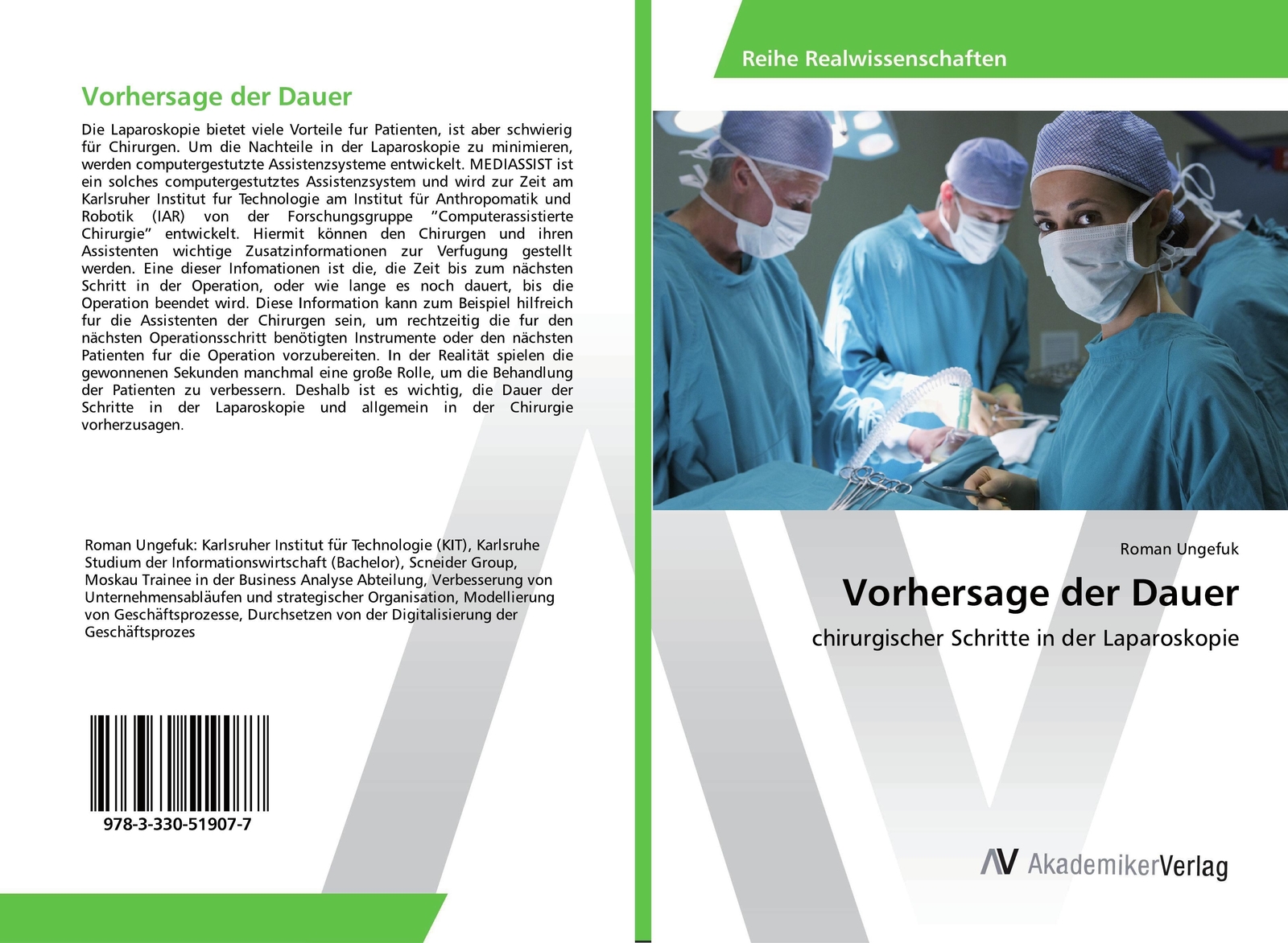Vorhersage Der Dauer Chirurgischer Schritte In Der Laparoskopie Roman