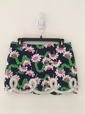 Lilly Pulitzer Tate Skirt Yum Yum Caterpillar Daisy Size 4